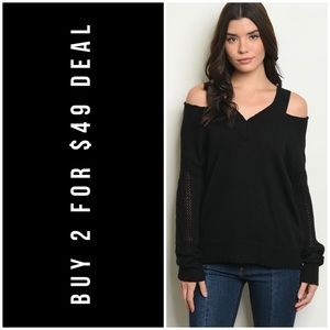 ❄️LAST3️⃣//BLACK ANGORA BLEND SWEATER